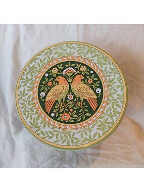 Pat Albeck Round Tin National Trust Bird Standen Sussex Cake Storage Lid